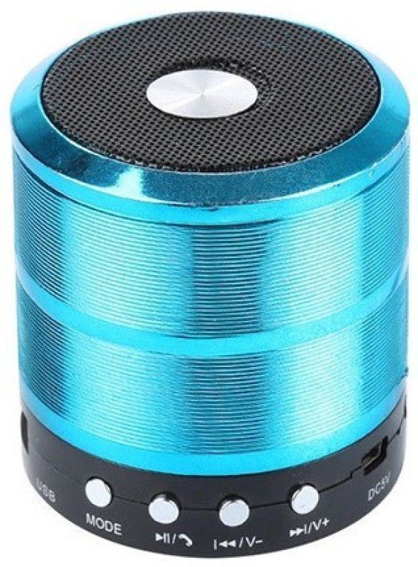 RHONNIUM WS-887 Bluetooth Speaker-TJ950 10 W Bluetooth Speaker  (Classic Blue, Stereo Channel)