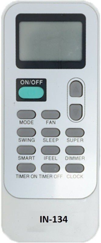 Upix SH-IN134 AC Remote Compatible for Intex AC (EXACTLY SAME REMOTE WILL ONLY WORK) Remote Controller  (White)