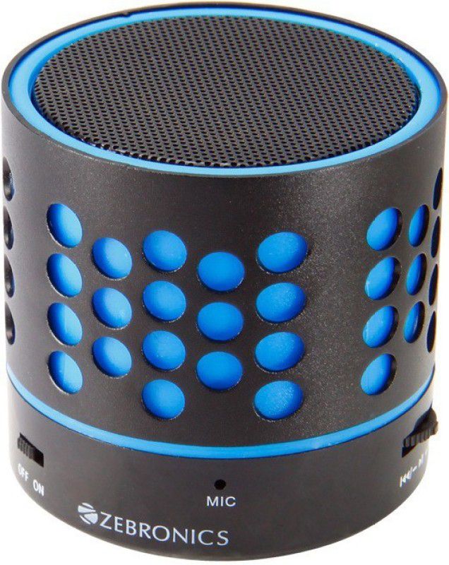 ZEBRONICS ZEB-DOT Portable 3 W Bluetooth Speaker  (Blue, Mono Channel)