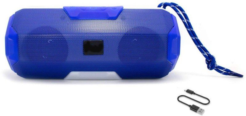 Crystal Digital A006-BLE01 Powerful Thunder 3D Sound PortaBLEe Speaker Blue 5 W Bluetooth Speaker  (Blue, Stereo Channel)