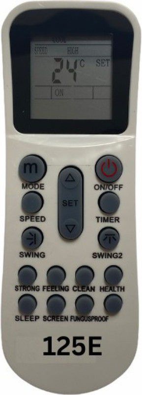 Upix SH-125E AC Remote Compatible for Electrolux AC (EXACTLY SAME REMOTE WILL ONLY WORK) Remote Controller  (White)