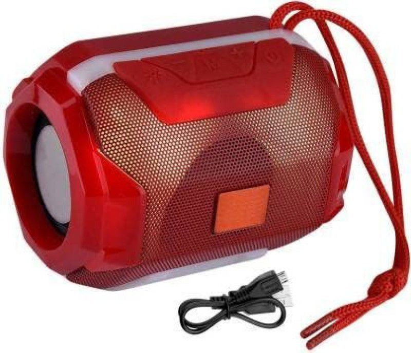 LUXRABLE TG 162 Party Light With High Powerful Sound Quality Bluetooth Speaker Red 10 W Bluetooth Home Audio Speaker  (Red, 4.2 Channel)