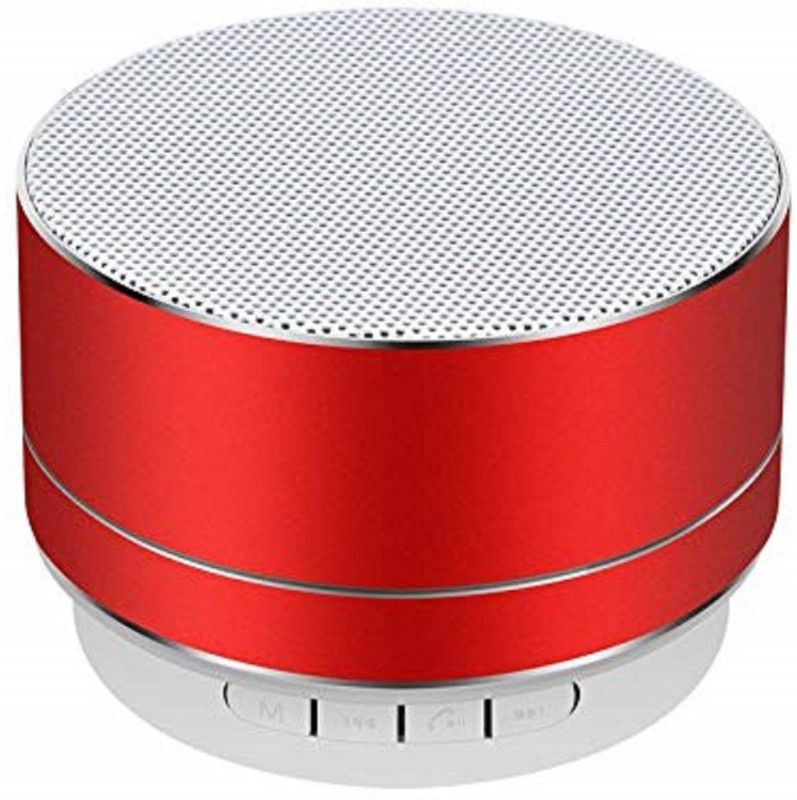 CRATIX BLUETOOTH MINI SPEAKER WITH BASS 10 W Bluetooth Speaker  (Red, Stereo Channel)
