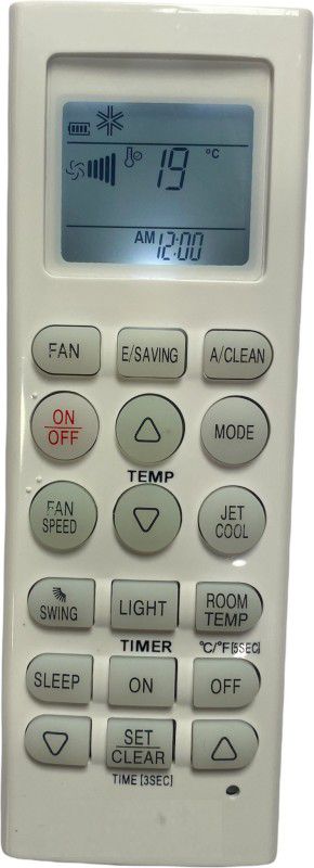 Upix SH-LT36F (with Backlight) AC Remote Compatible for LG AC (EXACTLY SAME REMOTE WILL ONLY WORK) Remote Controller  (White)