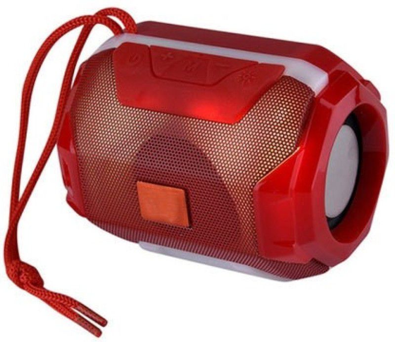 SELL WISER TOP SALE A005 Portable Audio Deep Bass Sound Flashing LED Light Wireless/Gaming/Outdoor 10 W Bluetooth Speaker  (RED, Stereo Channel)