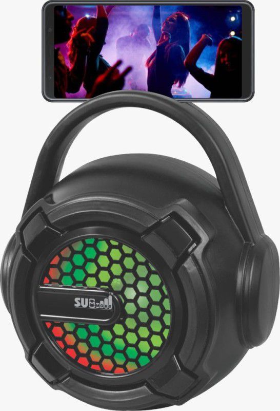summore SPK-04 5 W Bluetooth Party Speaker  (Black, Stereo Channel)