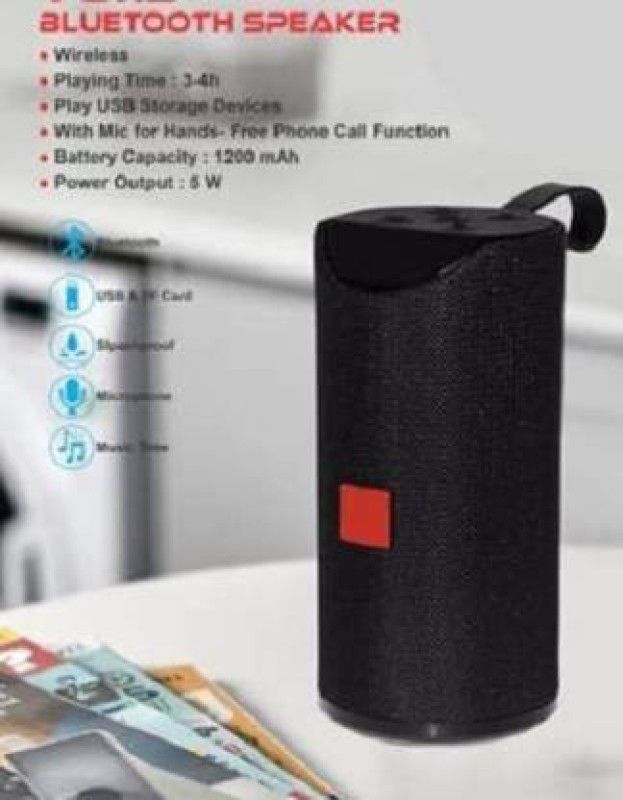 Treadmill G-113 Premium Shockproof & Bluetooth Speaker C1 10 W Bluetooth Speaker with Siri Assistant Smart Speaker  (Black)