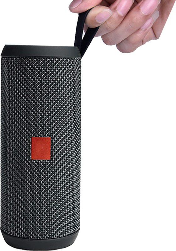 ATSolutions Portable Speaker Mini Boom Box With Rgb Lights Flip-666 10 W Bluetooth Speaker  (Black, Stereo Channel)