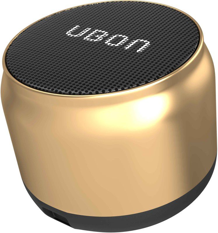 Ubon Portable Wireless Speaker with Inbuilt Mic & TWS Function, Sound Boom SP-8035 5 W Bluetooth Speaker  (Gold, Mono Channel)