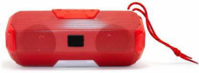 Vacotta Wireless Bluetooth Speaker with FM, Memory card, Pen Drive, Aux Slot 10 W Bluetooth Speaker  (Red, 2.0 Channel)