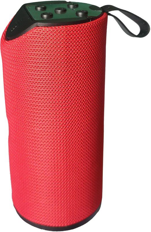 Aarjoric New Edition Ultra 3D High Bass A3 with Stereo bass sound M-211 Bluetooth Speaker 5 W Bluetooth Speaker  (Red, Stereo Channel)