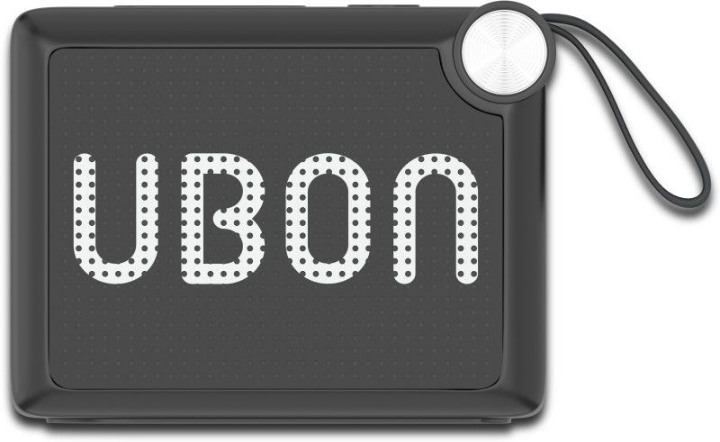 Ubon SP-8090 Mini Tone 5Watt Portable Speaker 5 W Bluetooth Speaker  (Black, Mono Channel)