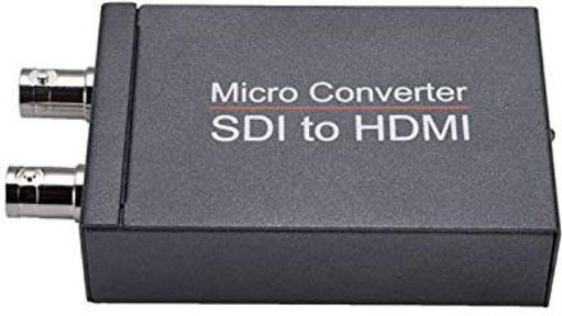 microware Micro Converter SDI To HDMI Mini 3G HD 1080P SD-SDI Video Converter For Camera Media Streaming Device  (Black)