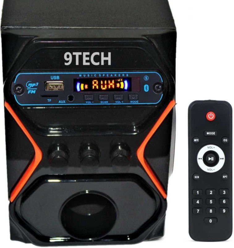 9 TECH new nano 30 W Bluetooth Home Audio Speaker  (Black, 2.0 Channel)