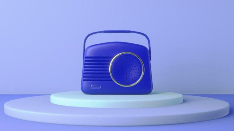 summore SPK-01 [BLUE] 5 W Bluetooth Party Speaker  (Blue, 5 Way Speaker Channel)