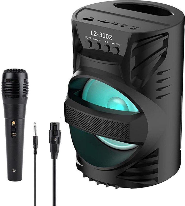 IMMUTABLE Ws03/Lz4103 new Bluetooth speaker with karaoke mic T13 10 W Bluetooth Home Audio Speaker  (Black, 5.1 Channel)