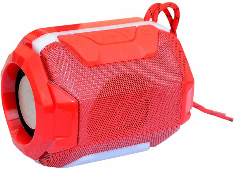 Wanzhow A005 Wireless HiFi Speaker with Light, 5 W Bluetooth Speaker (Red, Stereo Channel) 5 W Bluetooth Speaker  (Pink, Stereo Channel)