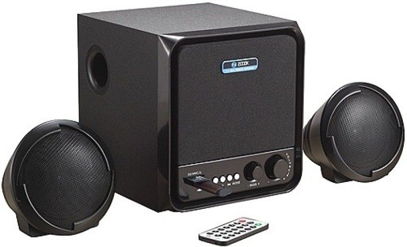 Zoook 2.1 Speakers ZM-SP3300 (FM/SD/USB) 10 W Portable Laptop/Desktop Speaker  (Black, 2.1 Channel)
