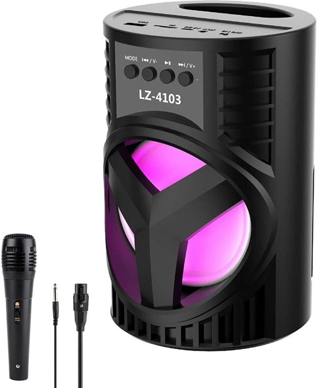 IMMUTABLE Ws03/Lz4103 new Bluetooth speaker with karaoke mic T17 10 W Bluetooth Home Audio Speaker  (Black, 5.1 Channel)