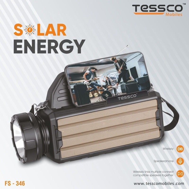 TESSCO FS-346 SOUNDBAR 8 W Bluetooth Speaker  (BLACK, GOLD, SILVER, 5.1 Channel)