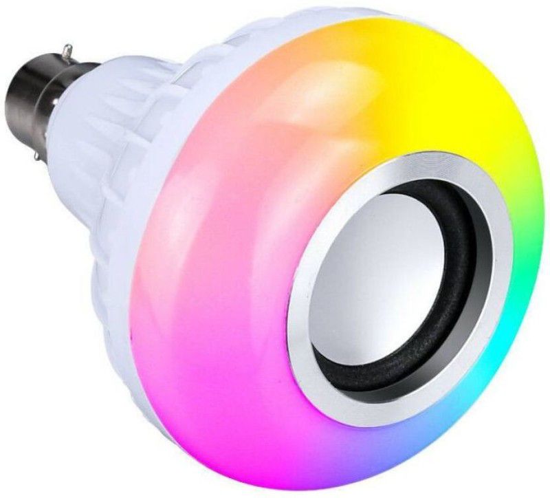 Print Stuff Smart LED Music Bulb Self Changing Color or one Color with Remote with Bluetooth Speaker 
Changing Color Musical Lamp Built-in Audio Speaker with Remote Control for Home, Bedroom, Party Decoration Smart Bulb