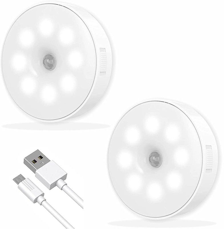Aisley Motion Sensor Light Wireless LED Night Light with USB Charging (2 Pieces) Motion Sensor Light