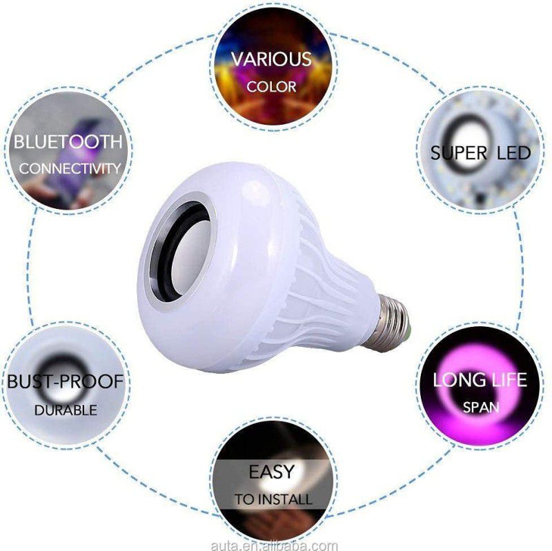VibeX Light Bulb with Bluetooth Speaker-Z1 Smart Bulb