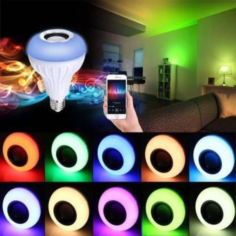 Motile 12-Watts LED Fully Remote Controlled Music Light Bulb Smart Bulb