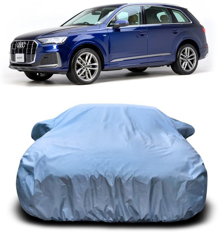 Genipap Car Cover For Audi Q7 Facelift (With Mirror Pockets)  (Silver)