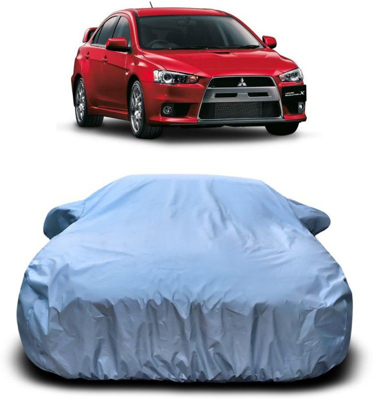 Genipap Car Cover For Mitsubishi Lancer (With Mirror Pockets)  (Silver)
