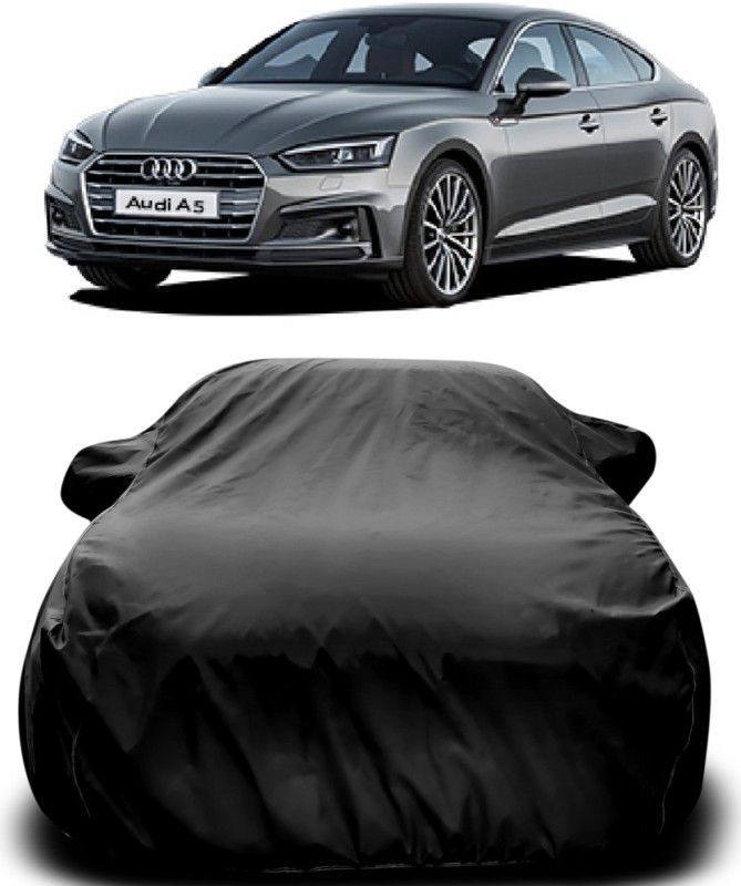 Genipap Car Cover For Audi S5 (With Mirror Pockets)  (Black)