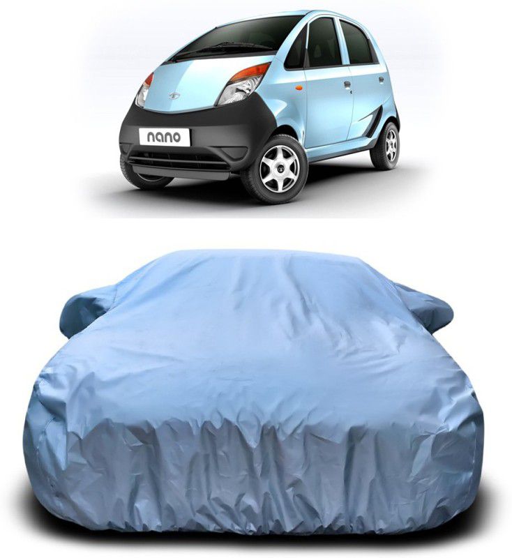 Genipap Car Cover For Tata Nano (With Mirror Pockets)  (Silver)
