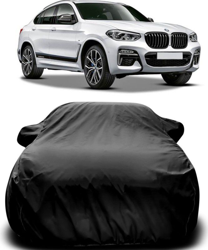 Genipap Car Cover For BMW X4 (With Mirror Pockets)  (Black)