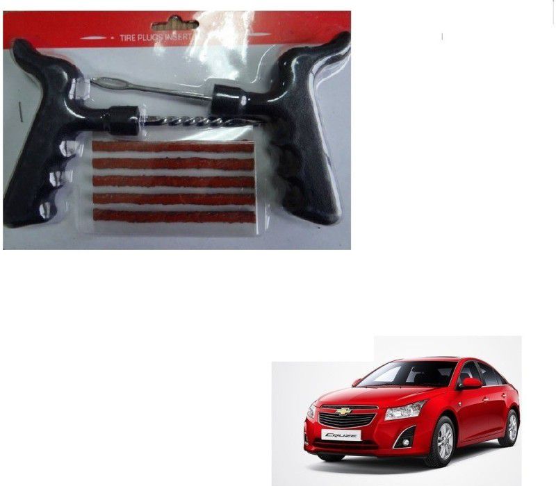 AuTO ADDiCT Car Tool Safety With 5 Strip Tubeless Tyre Puncture Repair Kit For Chevrolet Cruze Tubeless Tyre Puncture Repair Kit