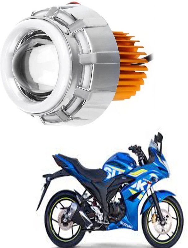 RWT  HID Projector Lamp Led Headlight-596 Headlight, Fog Lamp Motorbike LED for Suzuki (12 V, 35 W)  (Gixxer, Pack of 1)