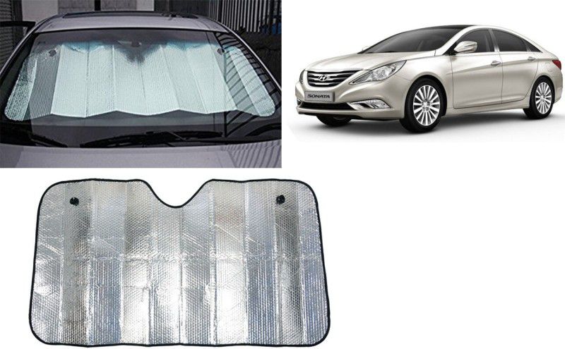 FINCOSTA Dashboard Sun Shade For Hyundai Sonata Embera  (Silver)