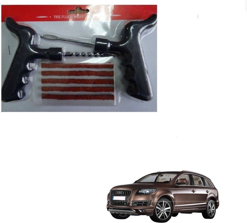 AuTO ADDiCT Car Tool Safety With 5 Strip Tubeless Tyre Puncture Repair Kit For Audi Q7 Tubeless Tyre Puncture Repair Kit