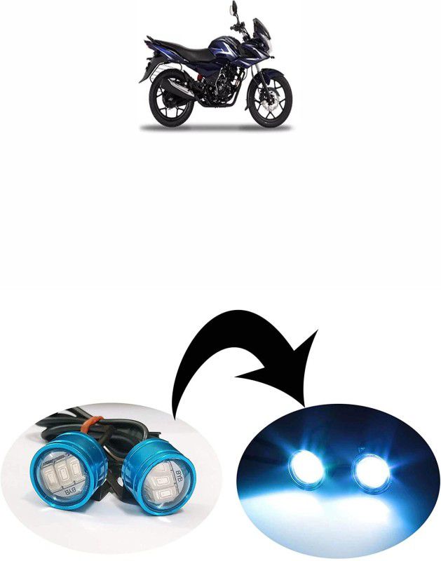 Vagary WATERPROOF BLINKING LIGHT WITH 3 MODES-331 Brake Light, Tail Light, License Plate Light, Parking Light Motorbike LED for Bajaj (12 V, 10 W)  (Discover 150 F, Pack of 2)