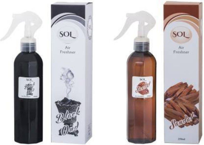 Sol Sandal, Oudh Spray  (2 x 250 ml)