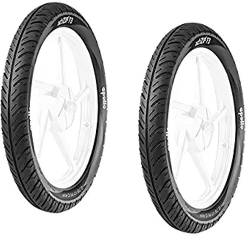 Apollo tyre-69 2-75-17-10 Front & Rear Two Wheeler Tyre  (Street, Tube Less)