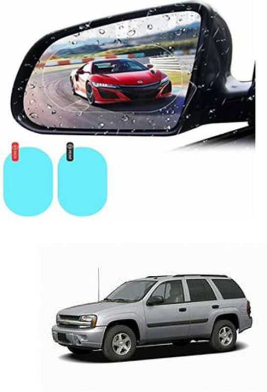 FKOK Anti-Glare Anti-Mist Protector Sticker For Trailblazer Car Mirror Rain Blocker  (Blue)