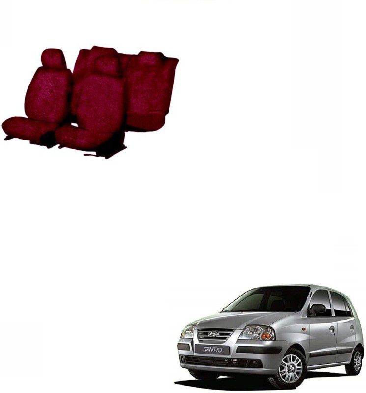 SEMAPHORE Cotton Car Seat Cover For Hyundai Santro  (All Detachable Headrest, Mono Back Seat, Without Back Seat Arm Rest, 5 Seater, 2 Back Seat Head Rests)