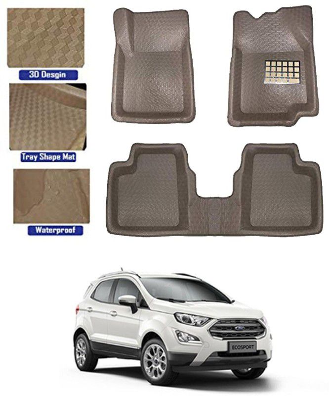 RKPSP PVC Tray Mat For Ford Ecosport  (Beige)