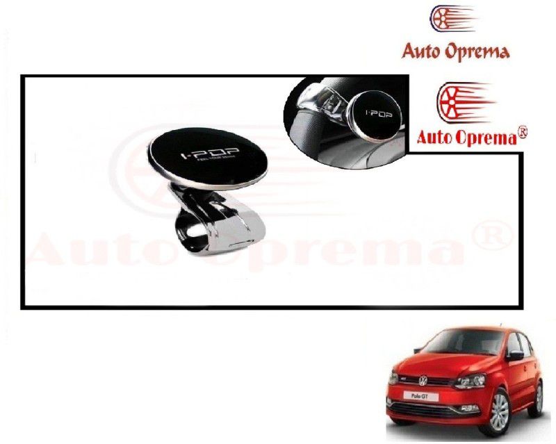 Auto Oprema Plastic, Metal Car Steering Knob  (Black)
