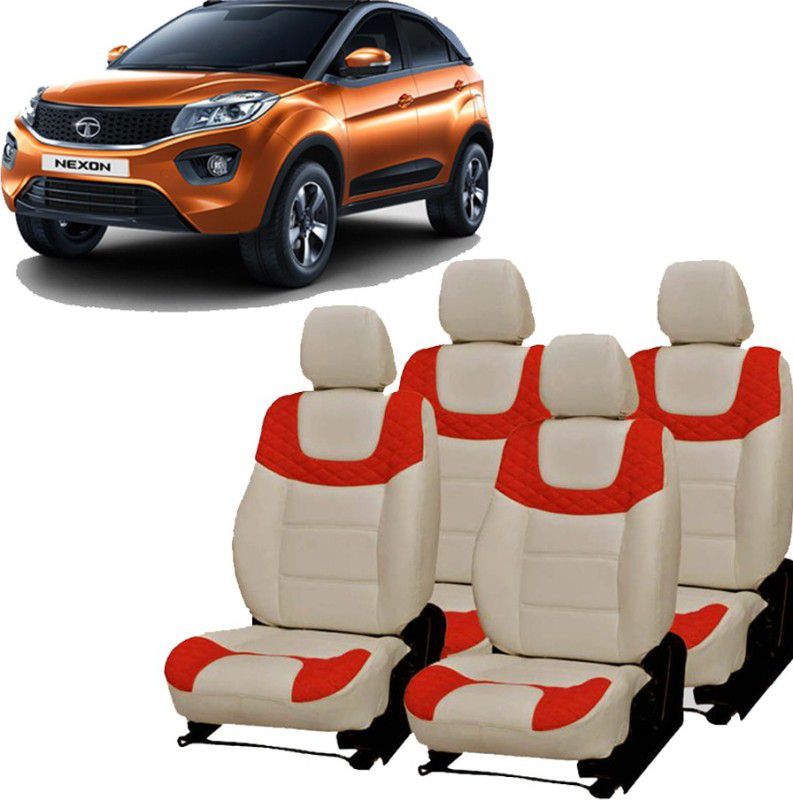 Luxury Premium Leatherette Car Seat Cover For Tata Nexon  (Detachable Head Rest, Mono Back Seat, Without Back Seat Arm Rest, 5 Seater, 2 Back Seat Head Rests)