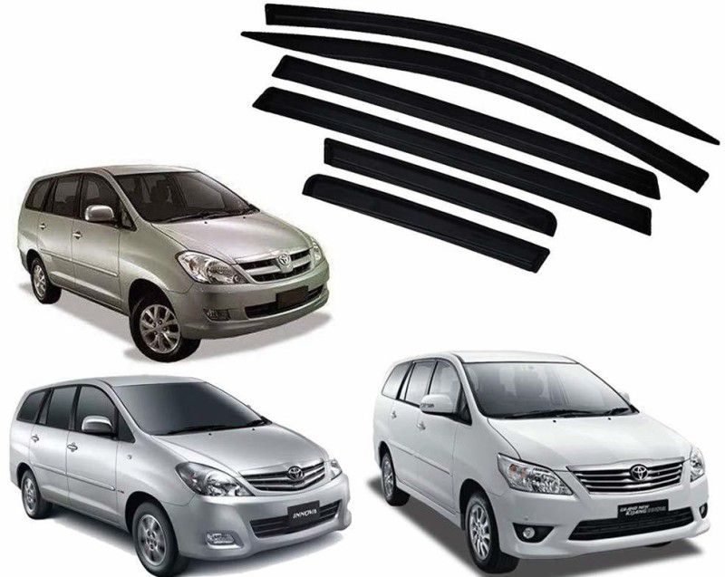 Under Auto For Non-convertibles Front, Rear Wind Deflector  (Tinted Toyota Innova)