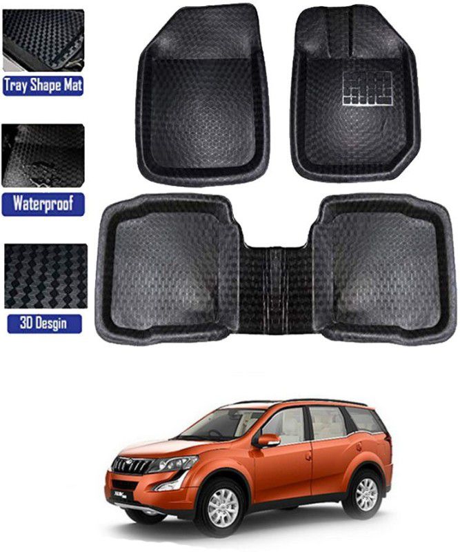 RKPSP PVC Tray Mat For Mahindra XUV 500  (Black)