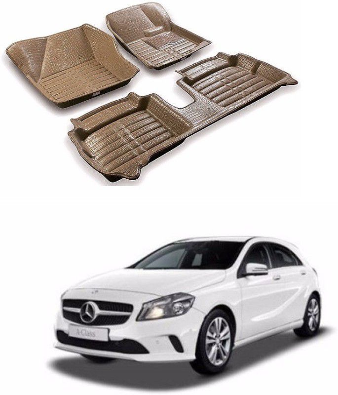 Auto Garh Plastic 5D Mat For Mercedes Benz A-Class  (Beige)
