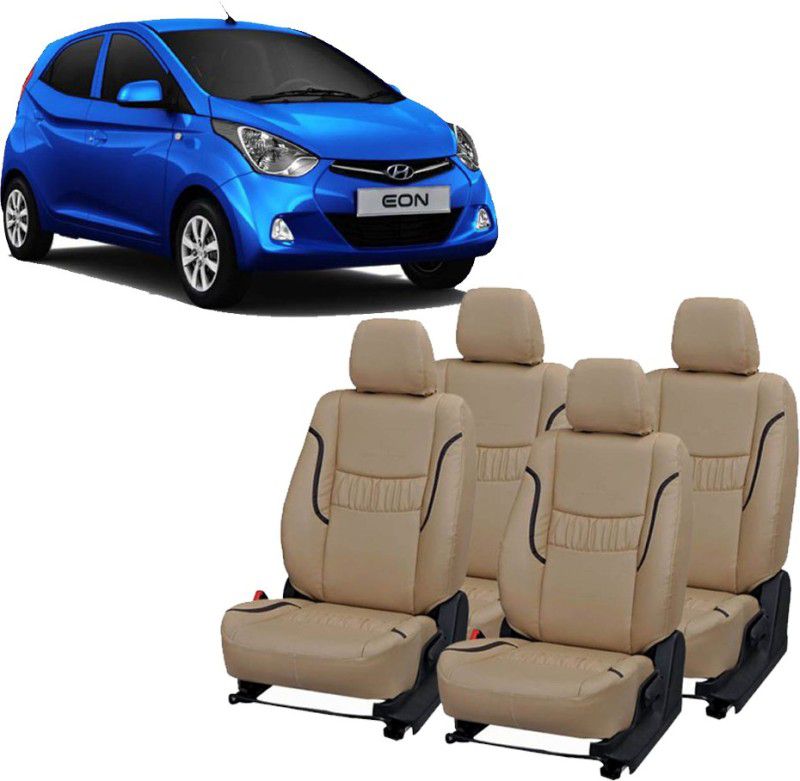 Luxury Premium Leatherette Car Seat Cover For Hyundai Eon  (Fixed Head Rest, Mono Back Seat, Without Back Seat Arm Rest, 5 Seater, 2 Back Seat Head Rests)
