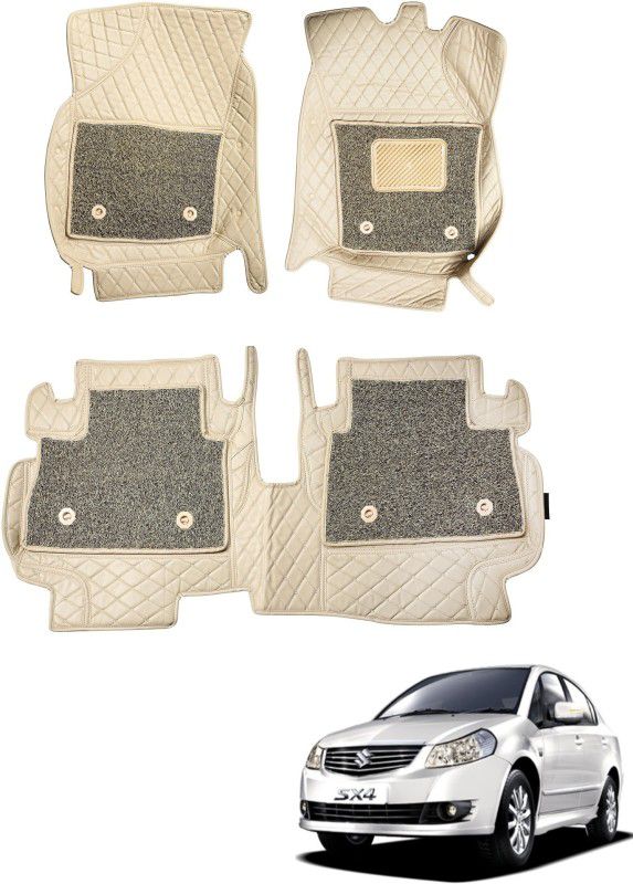 Auto Hub Leatherite 7D Mat For Maruti Suzuki SX4  (Beige)